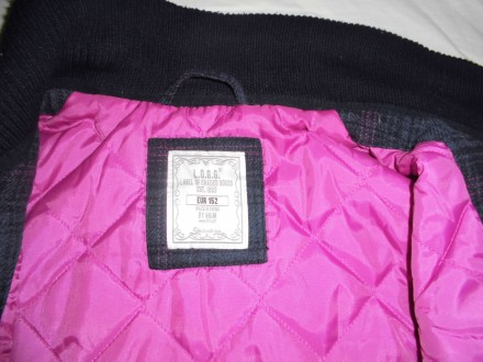 Куртка для девочки  Китай  р.152 на холодную весну или осень, из драповой ткани,. . фото 5