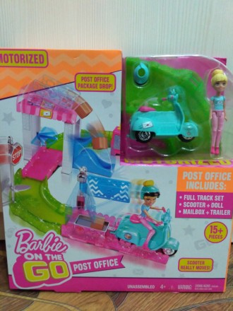 Barbie оригинал.
Игровой набор "Барби почтальон".
Включает в себя: трек из 8 э. . фото 3