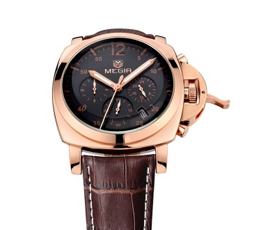 Стильные брендовые часы от ТМ MEGIR.

* бренд: MEGIR;
* форма корпуса: кругла. . фото 4