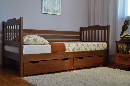 Детская кровать трансформер Ева выполнена из экологически чистой натуральной дре. . фото 3