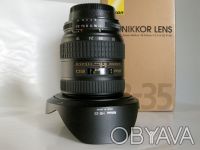 Продам широкоугольный объектив Nikon 18-35mm f/3.5-4.5 AF-D. Грибков и царапин н. . фото 2