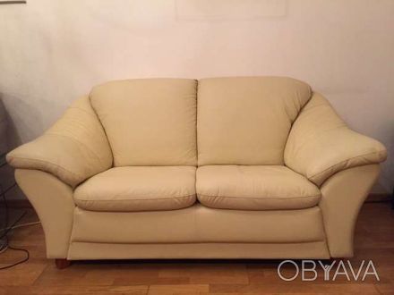 продаю кожаный финский диван, в хорошем состоянии.. . фото 1
