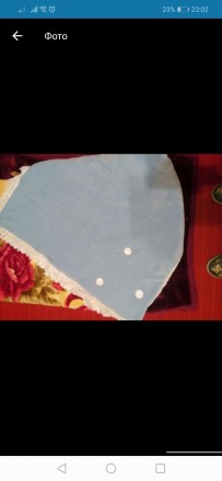 Конверт - одеяло на выписку для мальчика. Голубого цвета с рюшиками. На синтапон. . фото 3