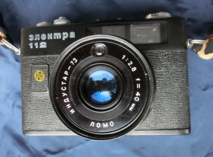 Эле́ктра-112 — советский малоформатный автоматический дальномерный фотоаппарат п. . фото 2