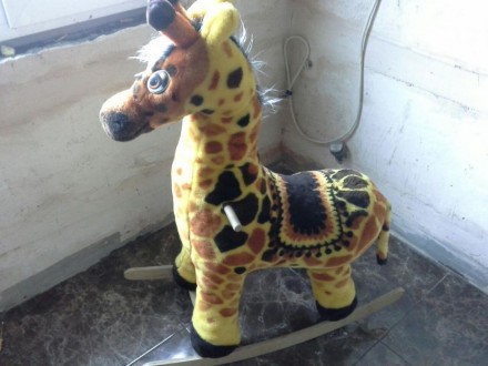 Детская игрушка жираф качалка. . фото 6