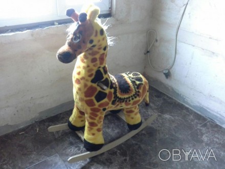 Детская игрушка жираф качалка. . фото 1