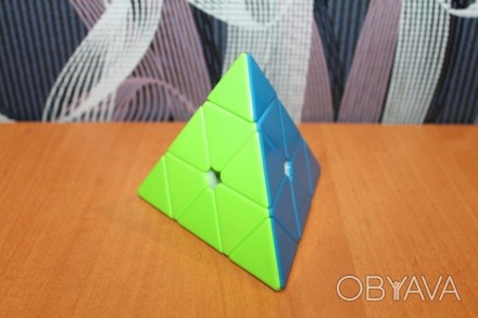 Пирамидка QiYi X-man Magnetic Pyraminx - механическая головоломка в форме пирами. . фото 1