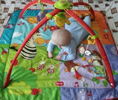 Продам наш любимый развивающий коврик Тини Лав зоопарк)))Ребенок с удовольствием. . фото 6