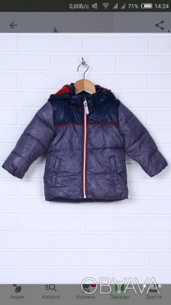 Красивая теплая куртка на мальчика Name It, 
Размер указан 12-18 месяцев, на ро. . фото 1