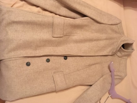 Новое пальто ZARA светло-бежевого цвета, шерсть, размер М. Цена 1500 Грн. Тел 09. . фото 5
