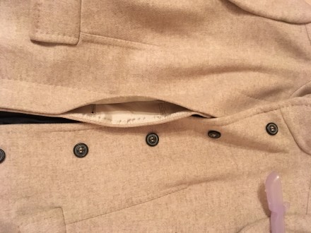 Новое пальто ZARA светло-бежевого цвета, шерсть, размер М. Цена 1500 Грн. Тел 09. . фото 4