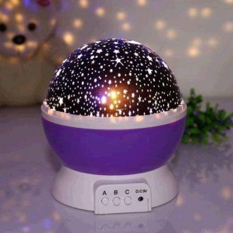 Круглый вращающийся ночник проектор звездного неба Star Master прекрасный подаро. . фото 2