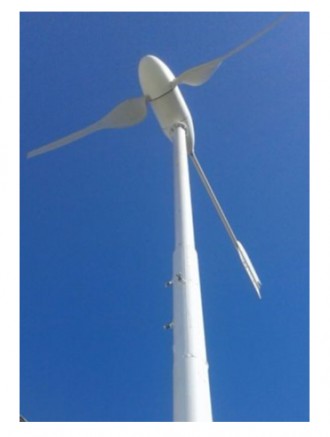 Ветрогенератор WINDS ENERGY WEG-750. 

Ометаемая площадь— 1,82кв.м.Кол-во лопа. . фото 3