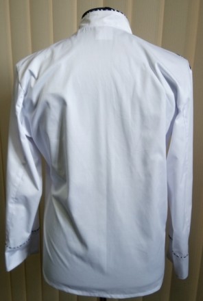 Поварская куртка Дионис выполнена с центральной двубортной застежкой с поварским. . фото 3