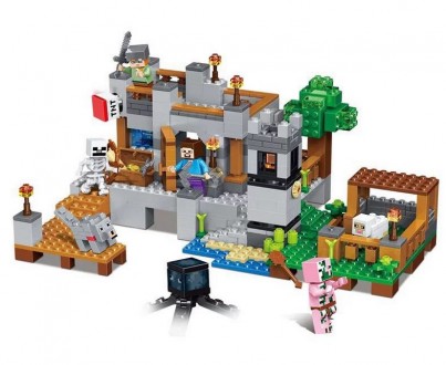 Характеристика:
 - аналог серии Lego Minecraft
 - набор 3 в 1
 - 517 деталей
. . фото 3