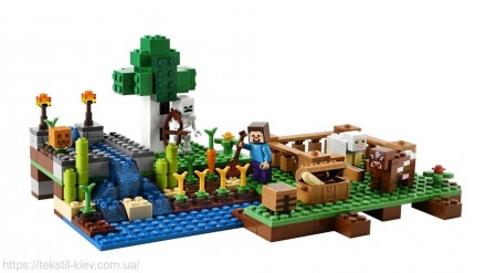 Характеристика:
 - аналог Lego Майнкрафт, Minecraft  
 - 262 детали
 - 2 мини. . фото 4