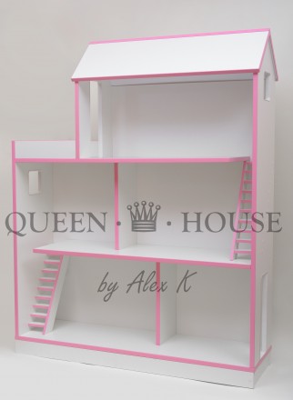 Шикарный особняк для Барби Queen House

ДСП класс Е1 (разрешенный для изготовл. . фото 3