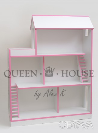 Шикарный особняк для Барби Queen House

ДСП класс Е1 (разрешенный для изготовл. . фото 1