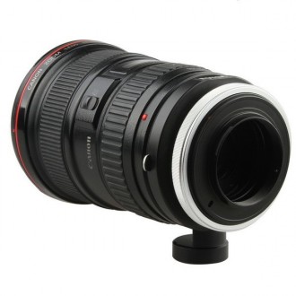 Адаптер переходник для объективов Canon EOS на камеры Olympus и Panasonic micro . . фото 3