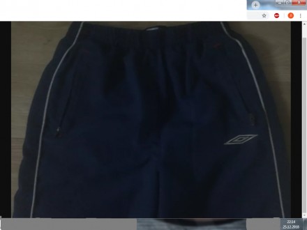 Продам спорт. штаны темно-синего цв., UMBRO, рост 152 см. Верх на резинке, низ ш. . фото 3