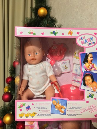 Интерактивная кукла Baby Born может есть, пить, ходить в туалет, плакать, а так . . фото 8