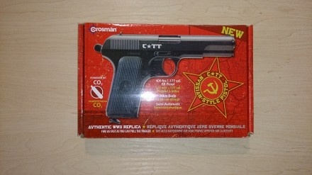 Продам пневматический пистолет Crosman C-TT абсолютно новый! Шарики в подарок. Б. . фото 2