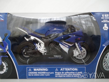 Продам модель мотоцикл 1:12 Yamaha R1 2008 від NewRay . Ціна 350грн.

Розміри . . фото 1