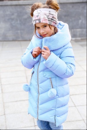 Зимняя куртка для девочки Ясмин Новая зимняя коллекция 2018/2019   NUI VERY!

. . фото 8