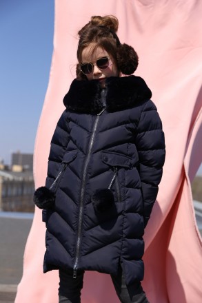 Зимняя куртка для девочки Ясмин Новая зимняя коллекция 2018/2019   NUI VERY!

. . фото 4