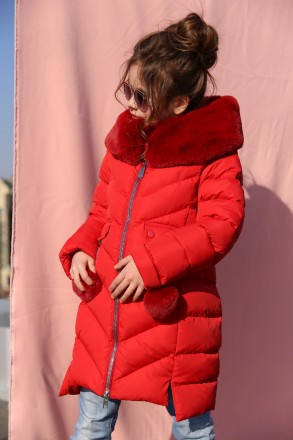 Зимняя куртка для девочки Ясмин Новая зимняя коллекция 2018/2019   NUI VERY!

. . фото 5