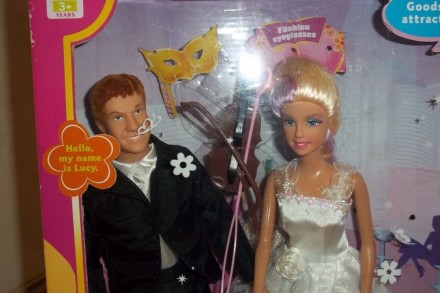 Кукла Барби с женихом Кеном .Новая в упаковке. Размеры кукол 28см .Размеры короб. . фото 4