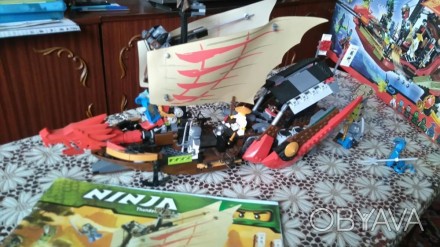 Продам конструктор Лего Нинзяго "Летающий корабль". В комплекте инструкции.. . фото 1