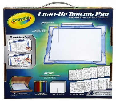 Crayola Light-up Tracing Pad. Планшет с лед подсветкой Крайола. Чудесный набор д. . фото 5