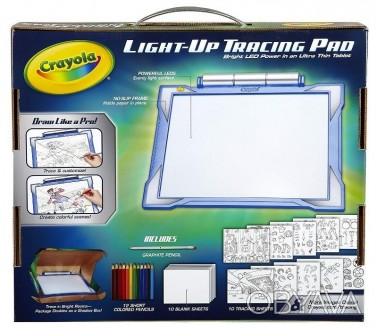 Crayola Light-up Tracing Pad. Планшет с лед подсветкой Крайола. Чудесный набор д. . фото 1