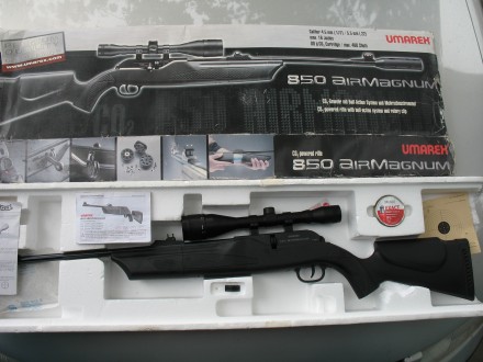Продам Umarex 850 Air Magnum с прицелом Walther 6x42

Состояние - практически . . фото 2