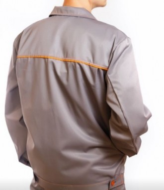 Костюм рабочий Люкс ПК серый 
Тип:	куртка + полукомбинезон
Пол:	мужская
Тип к. . фото 3