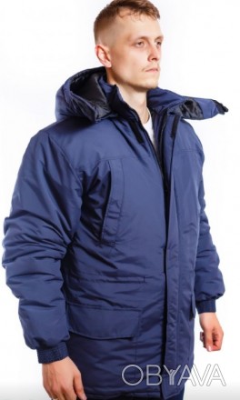 Рабочая зимняя куртка Инженер 

Модель удлиненная прямого покроя с капюшоном, . . фото 1