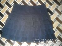 Продам юбку чёрного цвета, материал тянется (эластан), размер 42, длина 37 см, П. . фото 4