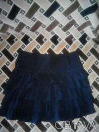 Продам юбку чёрного цвета, материал тянется (эластан), размер 42, длина 37 см, П. . фото 2