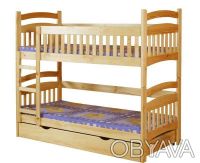 Производим Детские двухьярусные деревяные кровати Карина и Карина-Люкс. по самым. . фото 4