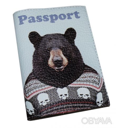 Купити Обкладинку на паспорт зі шкіри з яскравим зображенням. Ми є прямими вироб. . фото 1