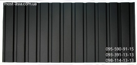 Профнастил черный RAL 9005 с матовым или глянцевым покрытием для любителей темно. . фото 2