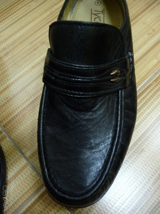 Отличные мужские туфли - мокасины . Натуральная кожа. Стелька с супинатором. При. . фото 5