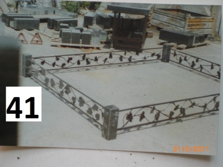 Одно из наших направлений деятельности – изготовление оградок на кладбище и их п. . фото 13