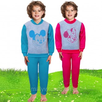 Детские трикотажные пижамы оптом и в розницу
Пижама "Микки" 
 
Размерный ряд: 86. . фото 4