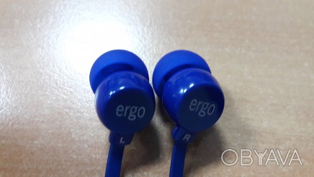 Продам новые вакуумные наушники Ergo VT-901 Blue. Это не дорогие, качественные, . . фото 1