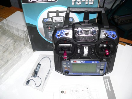 Комплект радиоаппаратуры Flysky FS - I6, пульт + приемник с двумя антеннами. 6-т. . фото 3
