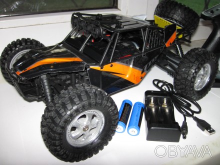 Машинка багги HBX 12815, полный привод 4X4 , масштаб 1:12 , цвет оранжевый с чер. . фото 1