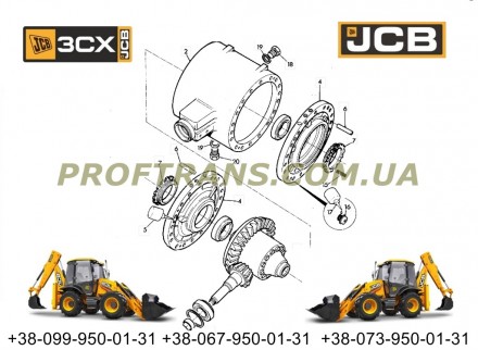 450/10409 корпус ступицы тормоза JCB CX3 В наличии и под заказ любые запчасти на. . фото 2