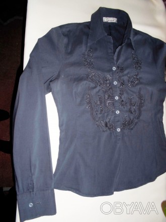 Блузка нарядная из батиста, б/у состояние новой фирма Grandi, 100% котон, притал. . фото 1